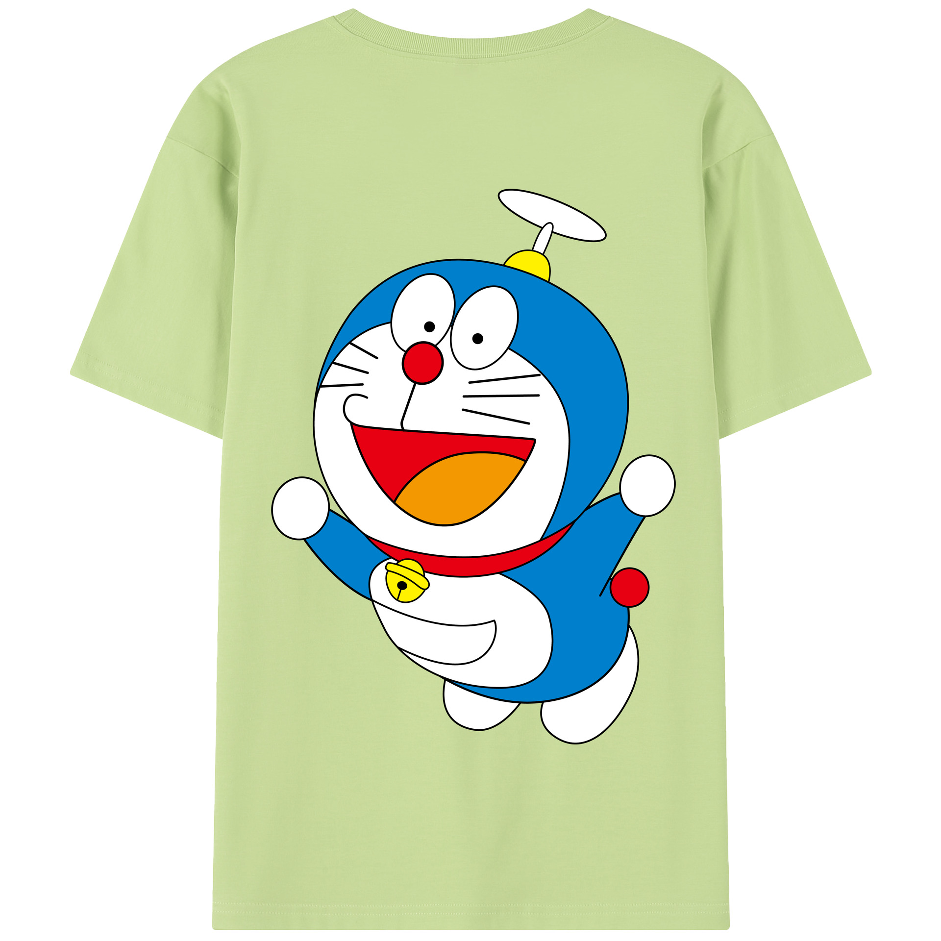 （画像用） ドラえもん Doraemon 綿100％半袖Tシャツ（背面プリント）